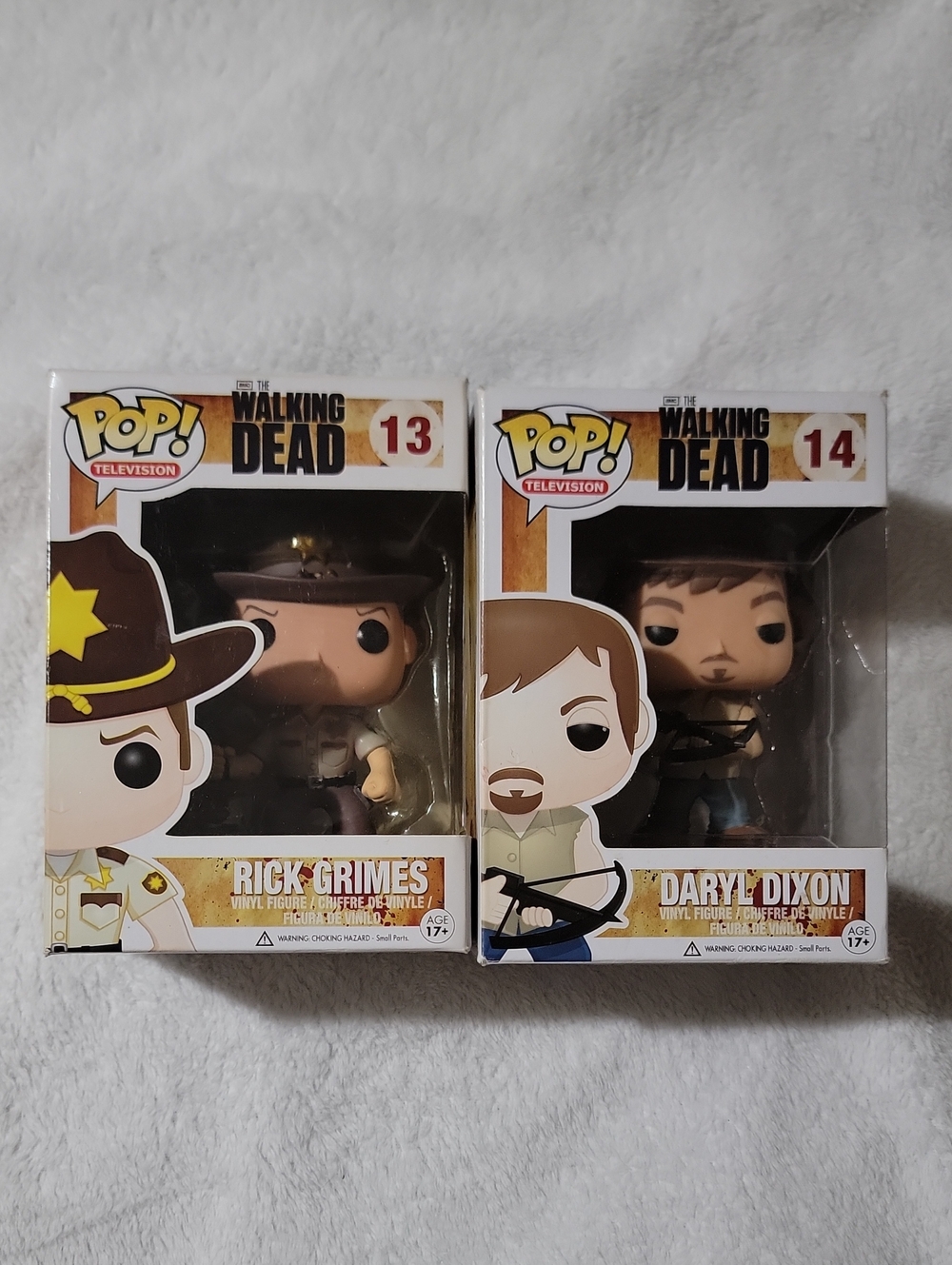 Funko Pop! The Walking Dead Rick Grimes & Daryl Dixon Set